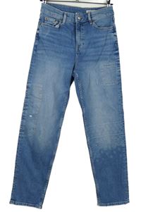 Dámské světlemodré boyfriend rifle s prošoupáním a vzorem M&S