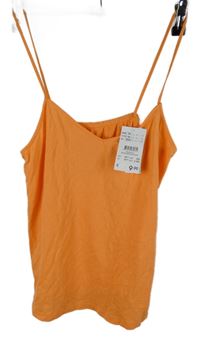 Nové - Dámský oranžový top Camaieu