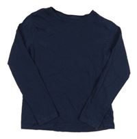 Tmavomodré triko H&M