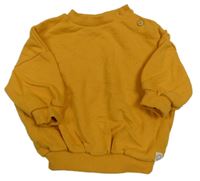 Medová oversize mikina se smajlíkem George