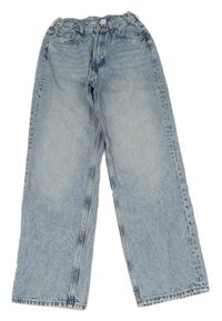 Světlemodré loose fit rifle H&M