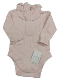 Nové - Světlerůžové body s volánkem Matalan