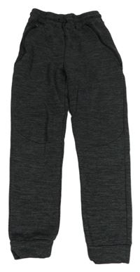 Tmavošedé vzorované tepláky Primark