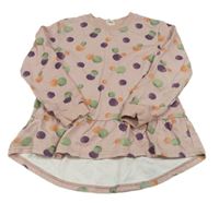 Světlerůžová puntíkatá mikina Alana