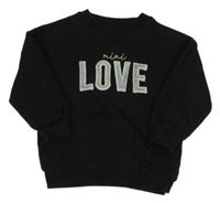 Černá mikina s nápisem F&F