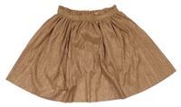 Starorůžová třpytivá plisovaná sukně Zara