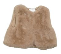 Starorůžová kožešinová podšitá vesta Next 