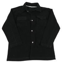 Černá fleecová košilová bunda C&A vel. 182