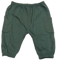 Khaki tepláky s kapsami Peacocks