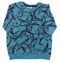 Modrá mikina s tygry So Cute