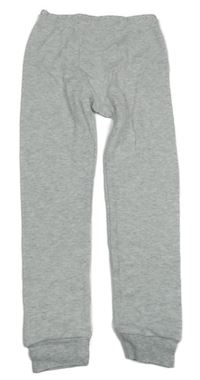 Šedé žebrované tepláky F&F