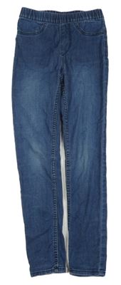 Tmavomodré džegíny H&M
