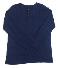 Tmavomodré triko H&M