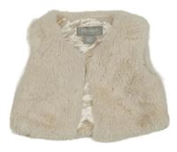 Smetanové kožešinové podšité bolérko PRIMARK