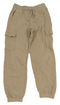 Béžové cargo tepláky H&M