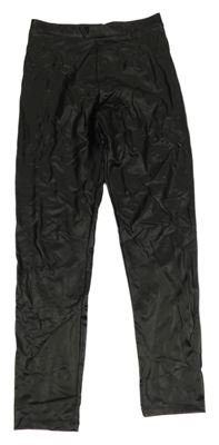 Černé koženkové legíny Matalan