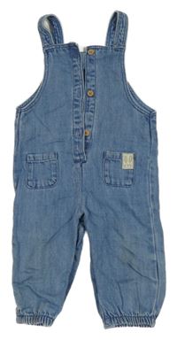 Modré riflové laclové kalhoty se zajíčkem M&S