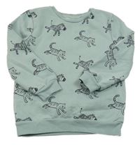 Světlemodrošedá mikina se zvířátky George