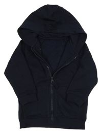 Tmavomodrá propínací mikina s kapucí Matalan