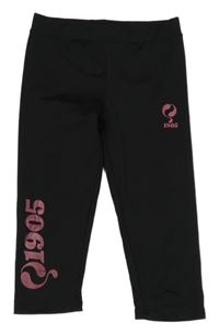 Černé capri sportovní legíny s číslem 1905