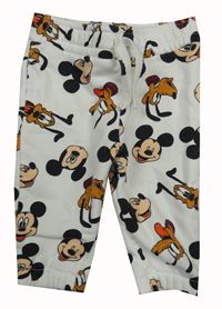 Smetanové tepláky s Mickey a Plutem PRIMARK