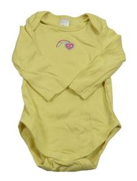 Žluté body s duhou a srdcem C&A