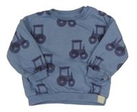 Modrá mikina s traktory F&F
