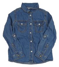 Modrá riflová halenka Denim Co.