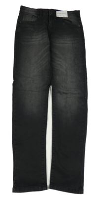 Nové - Černé teplákové super skinny rifle George