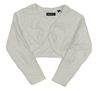 Bílé bavlněné bolerko Blue Seven