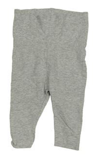 Šedé melírované lehké tepláky H&M