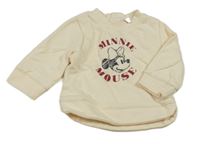 Krémová mikina s Minnie Disney