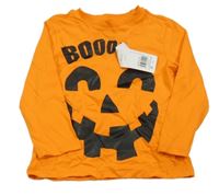 Nové - Oranžové triko s dýní F&F