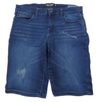 Modré riflové kraťasy s prošoupáním Cars Jeans