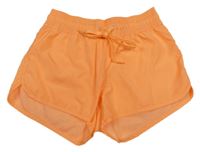 Neonově oranžové sportovní kraťasy H&M