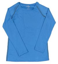Modré sportovní funkční triko Crane