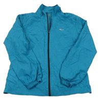 Tyrkysová vzorovaná šusťáková sportovní bunda Everlast