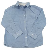 Modro-bílá proužkovaná košile H&M