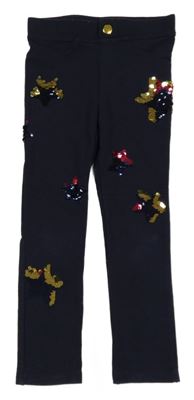 Tmavomodré tregíny s hvězdami z flitrů H&M