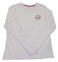 Bílé triko s logem Jack & Jones