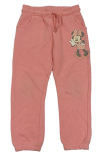 Růžové tepláky s Minnie Disney