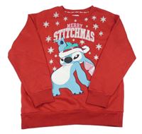 Červená mikina se Stitchem Primark