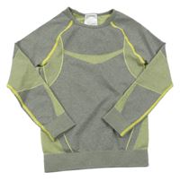 Šedo-žluté funkční triko Lupilu