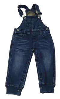 Tmavomodré laclové cuff rifle 