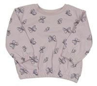 Lila mikina s motýlky Primark