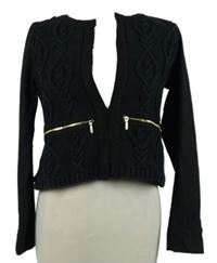 Dámské černé svetrovo/vlněné bolerko Promod 