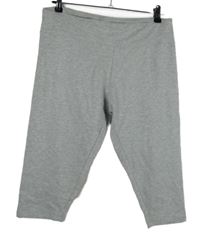 Nové - Dámské šedé capri legíny Primark