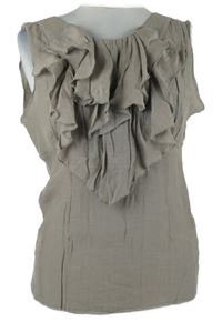 Nové - Dámská písková halenka s volánky Atmosphere 