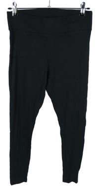 Dámské černé sportovní stahovací legíny Creamy Fabrics 