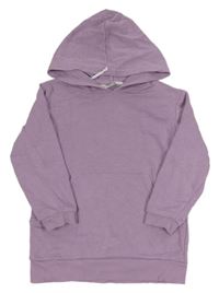 Lila mikina s kapucí H&M